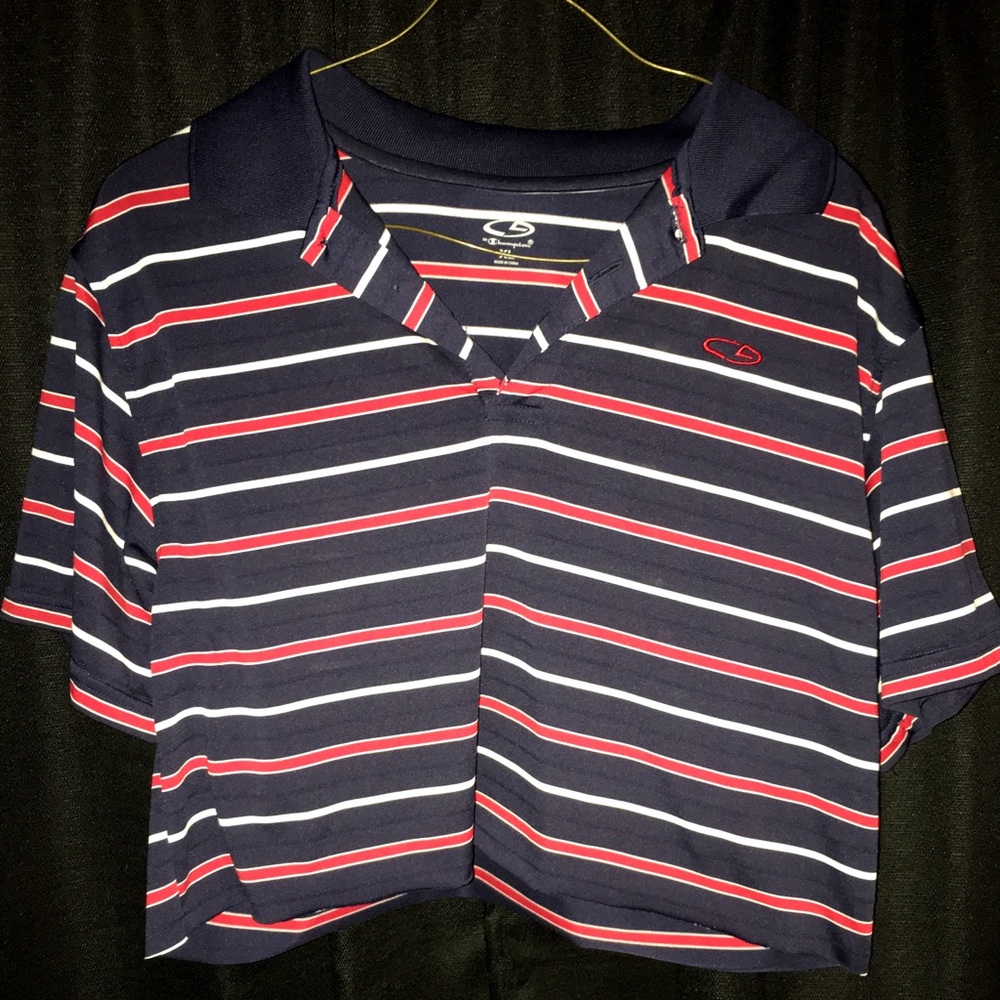 champion cropped polo